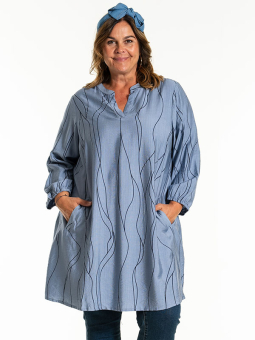 JEANA - Plus Size Tunika fra Gozzip