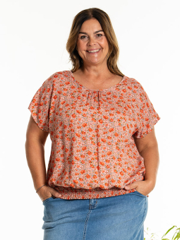 ELISE - Plus Size Bluse fra Gozzip