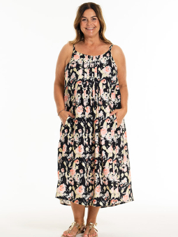 KAROLE - Plus Size Kjole fra Gozzip
