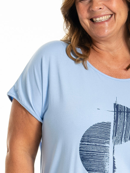 GITTE - Plus Size T-shirt fra Gozzip