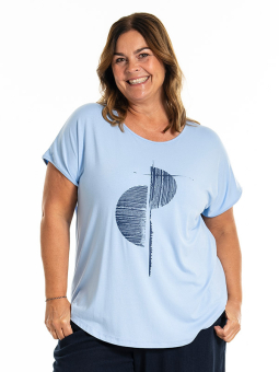 GITTE - Plus Size T-shirt fra Gozzip
