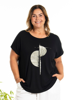 GITTE - Plus Size T-shirt fra Gozzip