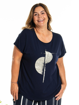 GITTE - Plus Size T-shirt fra Gozzip
