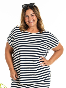 GITTE - Plus Size T-shirt fra Gozzip
