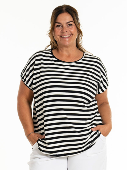 GITTE - Plus Size T-shirt fra Gozzip