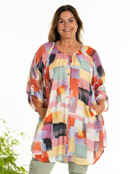 KEZIA - Plus Size Tunika fra Gozzip
