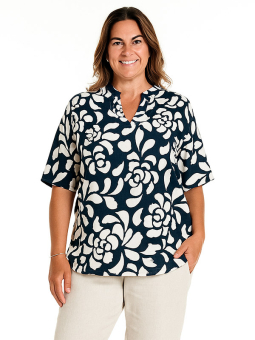 KATHJA - Plus Size Bluse fra Gozzip