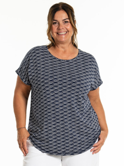 GITTE - Plus Size T-shirt fra Gozzip