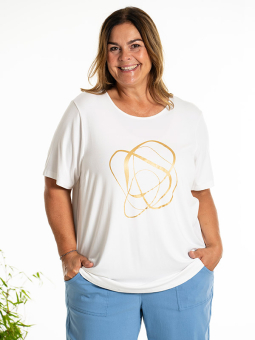 BIRKA - Plus Size T-shirt fra Gozzip