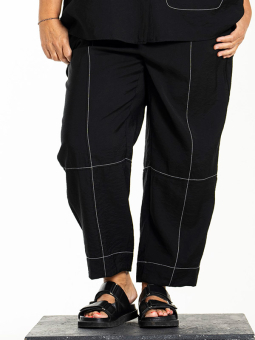 LOLLY - Plus Size Bukser fra Gozzip Black
