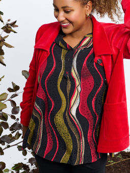 FRANCY TEA - Plus Size Bluse fra Pont Neuf