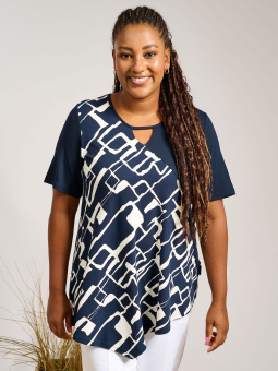 MAGRETHE SIA - Plus Size Bluse fra Pont Neuf