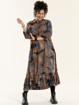 Studio SISSI - Kjole i viskose jersey med batik print