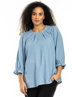 HELMA - Plus Size Bluse fra Studio