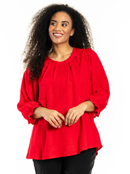 HELMA - Plus Size Bluse fra Studio