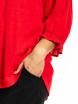HELMA - Plus Size Bluse fra Studio