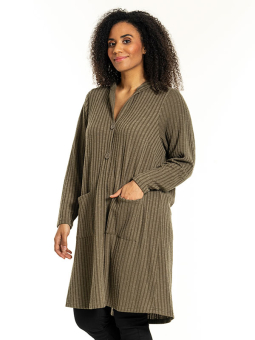 MARLENE - Plus Size Cardigan fra Studio