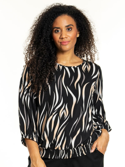 PAMELA - Plus Size Bluse fra Studio