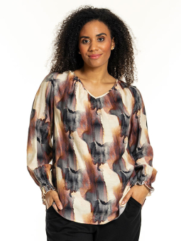 INGRED - Plus Size Bluse fra Studio