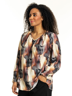 INGRED - Plus Size Bluse fra Studio