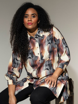 EMILIE - Plus Size Skjorte fra Studio