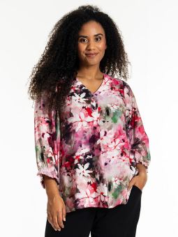 JUSTINA - Plus Size Bluse fra Studio