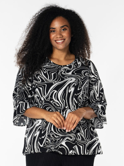 THERESA - Plus Size Bluse fra Studio