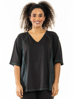 FITNESS - Plus Size Trænings bluse fra Studio