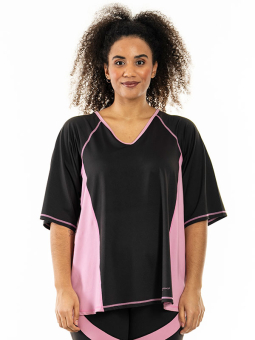 FITNESS - Plus Size Trænings bluse fra Studio