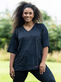 FITNESS - Plus Size Trænings bluse fra Studio