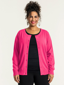 Sandgaard HELSINKI - Pink cardigan i viskose strik