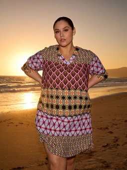 WA-MELIKA - Plus Size Tunika fra Wasabi Concept