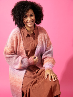 Adia AMALIE - Rosa strik cardigan