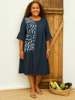 LAETITIA - Plus Size Kjole fra Pont Neuf