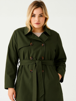 CARVALERIE - Plus Size Frakke fra Only Carmakoma