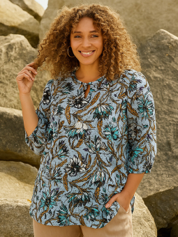 HAYU - Plus Size Bluse fra Zhenzi