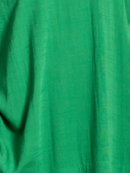 Gozzip LONI - Grøn bluse i viskose og hør