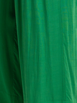 Gozzip KARINA - Løse grønne bukser med brede ben
