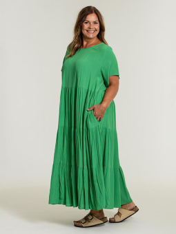 Gozzip SUSSIE - Lang grøn kjole i 100% Viskose