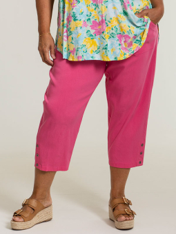GITTE - Lang coral farvet jersey top / underkjole