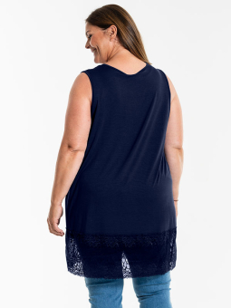 ANNY - Plus Size Bluse fra Gozzip