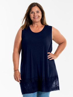 ANNY - Plus Size Bluse fra Gozzip