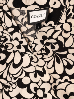 BILLIE - Plus Size Bluse fra Gozzip