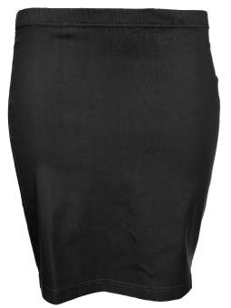 Gozzip CLARE - Sort nederdel med elastik i taljen