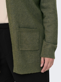 Only Carmakoma ESLY - Grøn strik cardigan