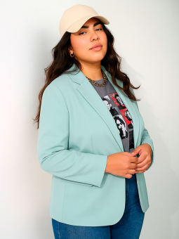 CARARIS - Plus Size Blazer fra Only Carmakoma
