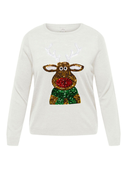 CARXMAS - Plus Size Sweater fra Only Carmakoma