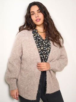 CARMAGGIE - Plus Size Cardigan fra Only Carmakoma
