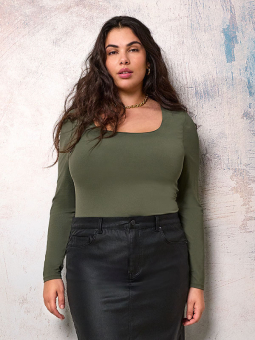 CAREA - Plus Size Bluse fra Only Carmakoma