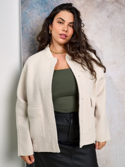 CARSANNE - Plus Size Jakke fra Only Carmakoma